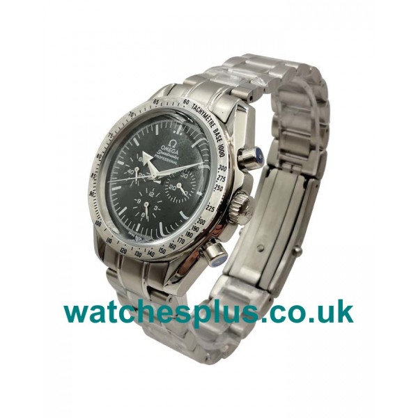 Swiss UK 42 MM Replica Omega Speedmaster Moonwatch 3594.50.00 With Black Dials For Men