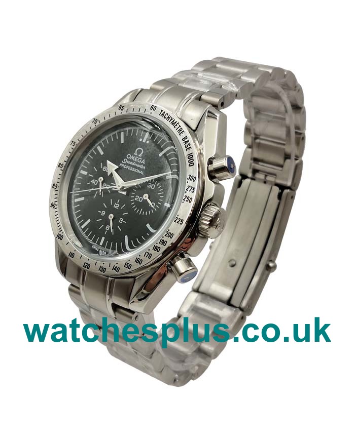 Swiss UK 42 MM Replica Omega Speedmaster Moonwatch 3594.50.00 With Black Dials For Men