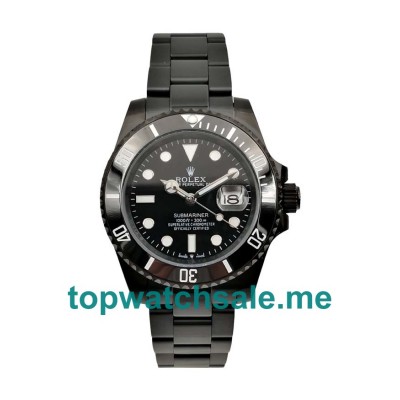 UK Best Quality Rolex Submariner 116610 LN Replica Watches With Black Dials For Men