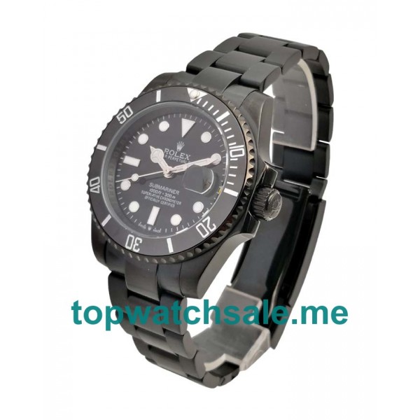 UK Best Quality Rolex Submariner 116610 LN Replica Watches With Black Dials For Men