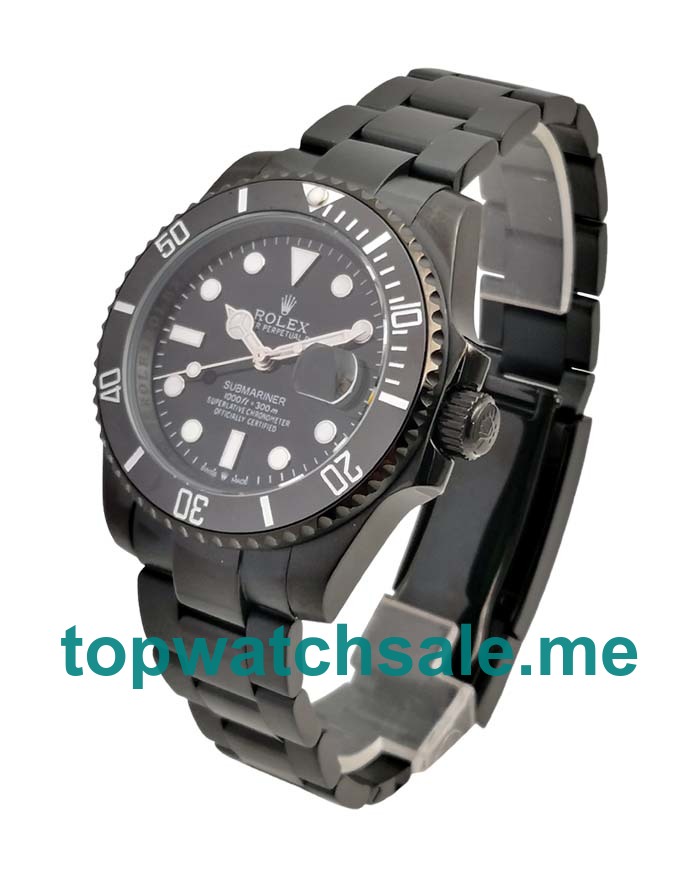 UK Best Quality Rolex Submariner 116610 LN Replica Watches With Black Dials For Men