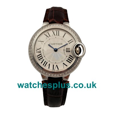 UK Perfect Replica Cartier Ballon Bleu W4BB0016 With Silver Dials Quartz Movement For Sale