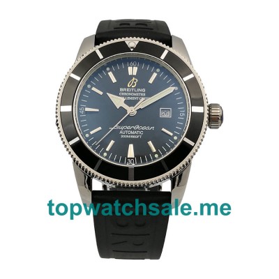 UK Luxury Fake Breitling Superocean Heritage A17321 With Black Dials And Steel Cases For Sale