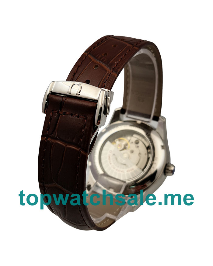 UK Best Quality Omega De Ville 431.33.41.22.02.001 Replica Watches With Silver Dials For Men