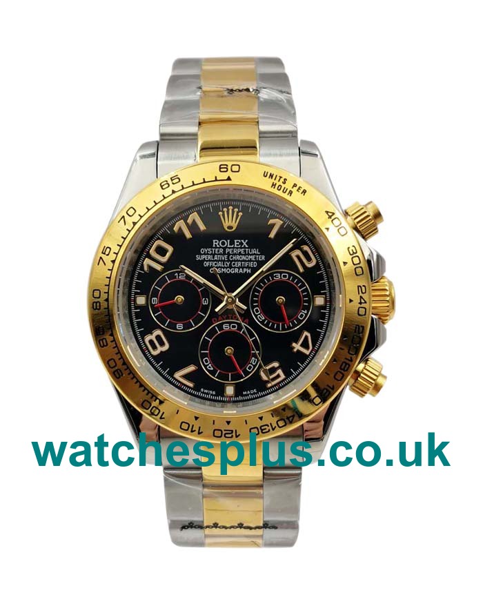 40 MM AAA Quality Rolex Daytona 116503 Replica Watches With Black Dials For Men