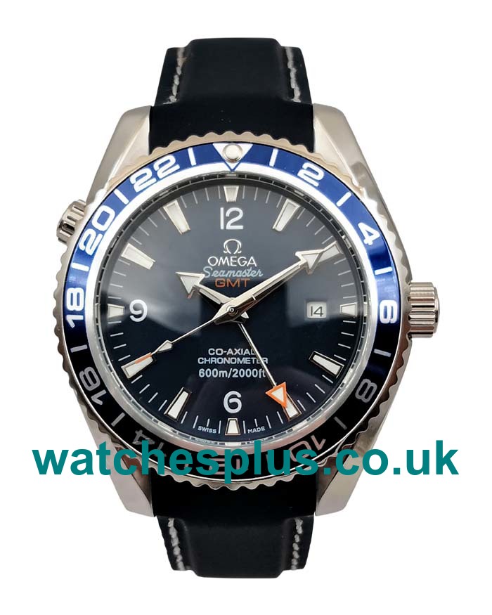 UK Top Quality Omega Seamaster Planet Ocean 232.92.44.22.03.001 Replica Watches With Blue Dials For Sale