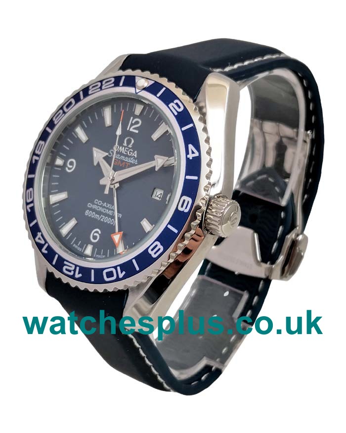 UK Top Quality Omega Seamaster Planet Ocean 232.92.44.22.03.001 Replica Watches With Blue Dials For Sale