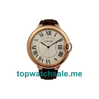 UK Cheap Cartier Ballon Bleu W6920054 Replica Watches With Silver Dials For Sale