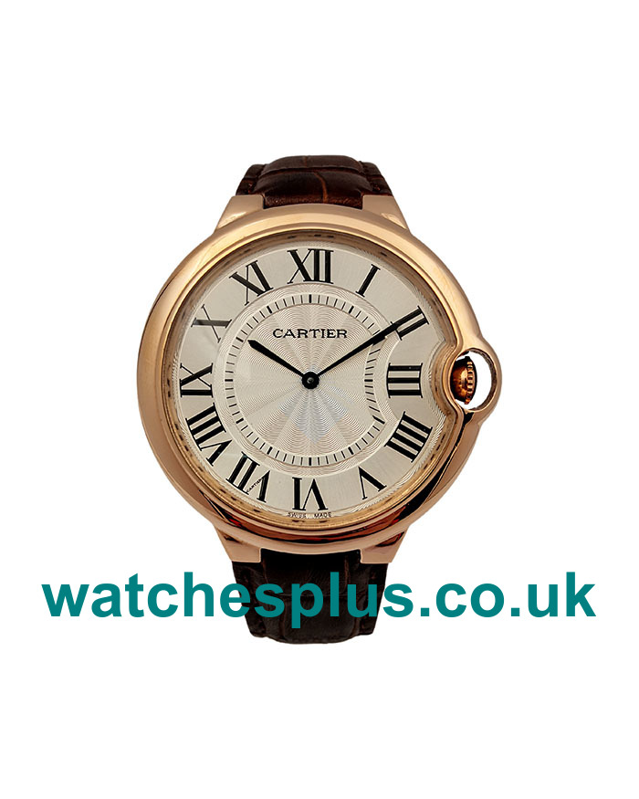 UK Cheap Cartier Ballon Bleu W6920054 Replica Watches With Silver Dials For Sale