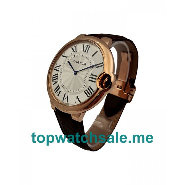 UK Cheap Cartier Ballon Bleu W6920054 Replica Watches With Silver Dials For Sale