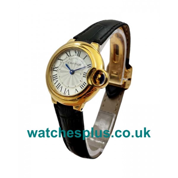 UK Best Quality Fake Cartier Ballon Bleu W6900156 Watches With Silver Dials For Sale