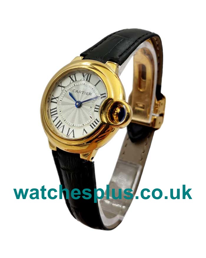 UK Best Quality Fake Cartier Ballon Bleu W6900156 Watches With Silver Dials For Sale