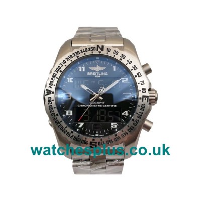 UK Perfect Grey Dials Fake Breitling Professional Emergency E56121 With Titanium Cases For Men