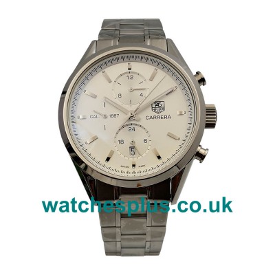 UK Buy Replica TAG Heuer Carrera CAR2111.BA0720 - 44 MM Watches With Silver Dials For Sale