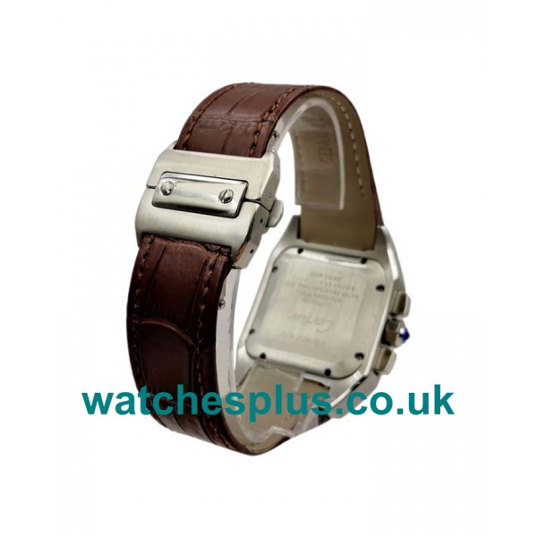 UK High Quality Fake Cartier Santos 100 W20091X7 With Silver Dials And Automatic Movement Online