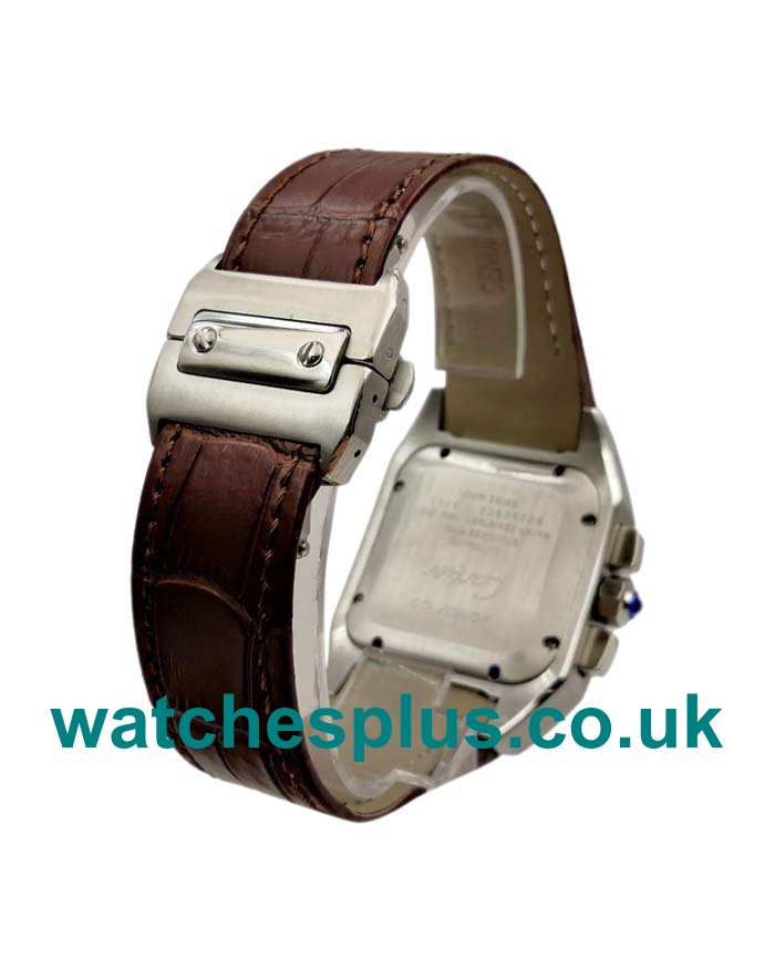 UK High Quality Fake Cartier Santos 100 W20091X7 With Silver Dials And Automatic Movement Online