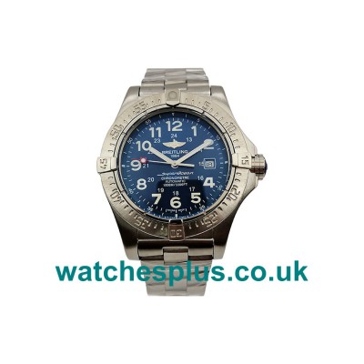 UK AAA Quality Breitling Superocean A57035 Replica Watches With Blue Dials For Men