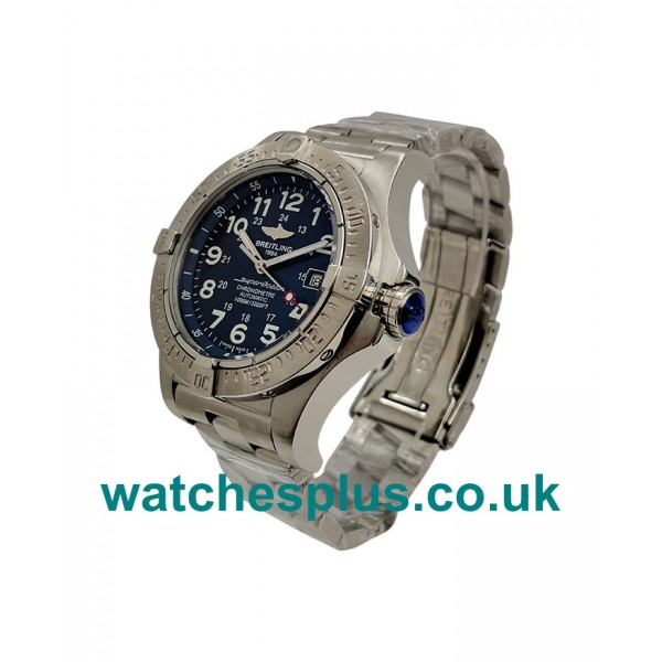 UK AAA Quality Breitling Superocean A57035 Replica Watches With Blue Dials For Men