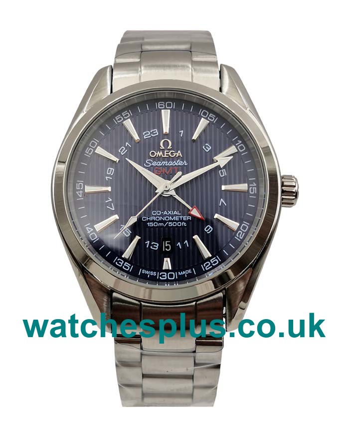 UK Automatic Fake Omega Seamaster Aqua Terra 150 M 231.10.43.22.03.001 With Blue Dials Steel Cases For Men