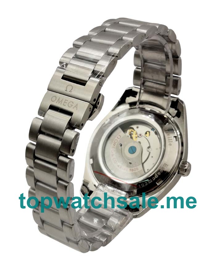 UK Automatic Fake Omega Seamaster Aqua Terra 150 M 231.10.43.22.03.001 With Blue Dials Steel Cases For Men