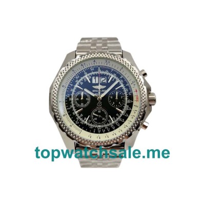 UK Best Quality Breitling Bentley 6.75 A44362 Replica Watches With Black Dials For Men