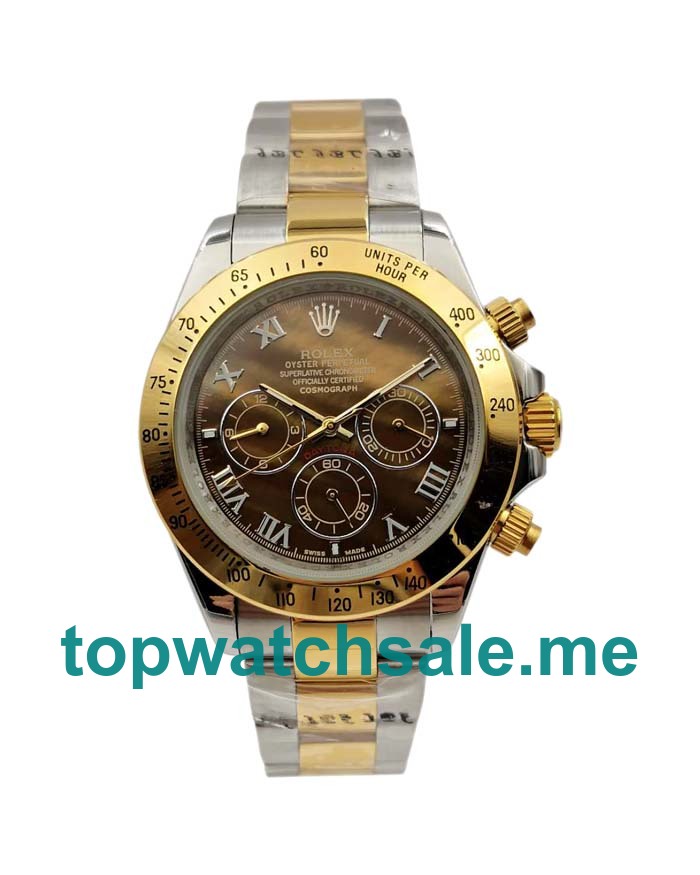UK Best Quality Rolex Daytona 116523 Replica Watches With Mother-Of-Pearl Dials For Men