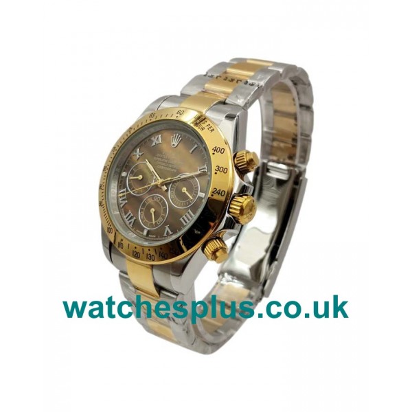 UK Best Quality Rolex Daytona 116523 Replica Watches With Mother-Of-Pearl Dials For Men