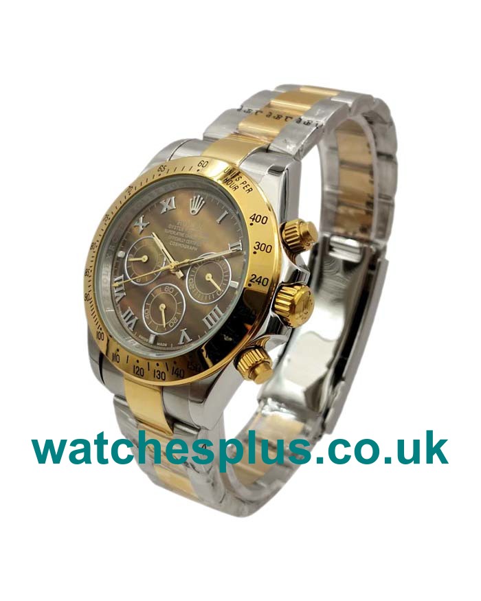 UK Best Quality Rolex Daytona 116523 Replica Watches With Mother-Of-Pearl Dials For Men