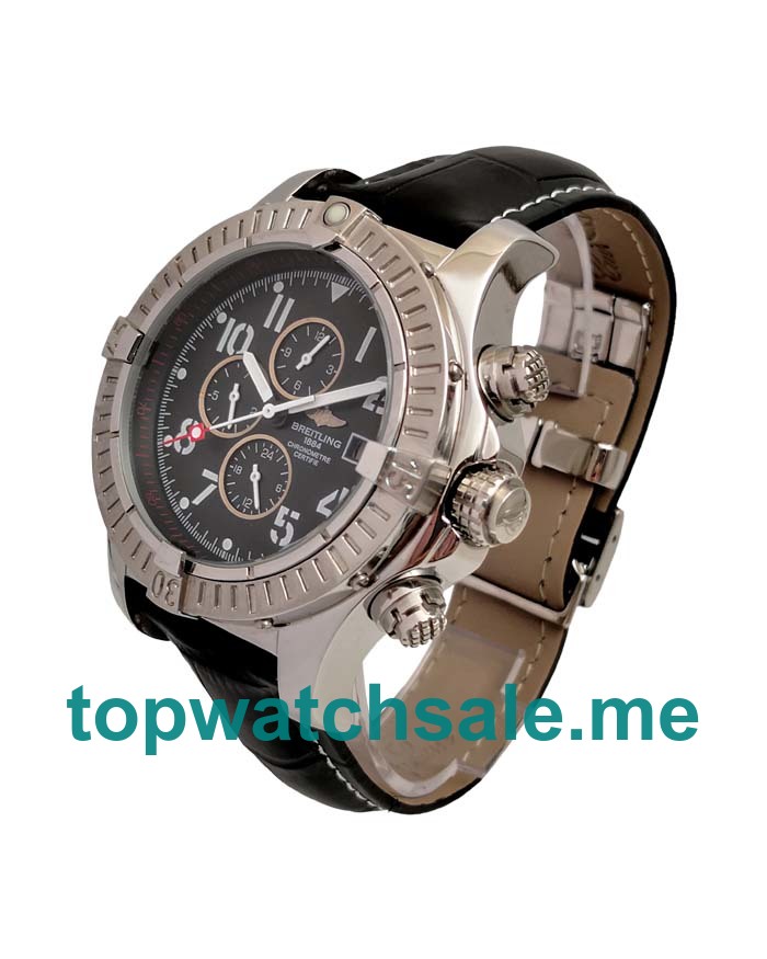 UK Best Quality Replica Breitling Chrono Avenger E13360 With Black Dials Titanium Cases Online