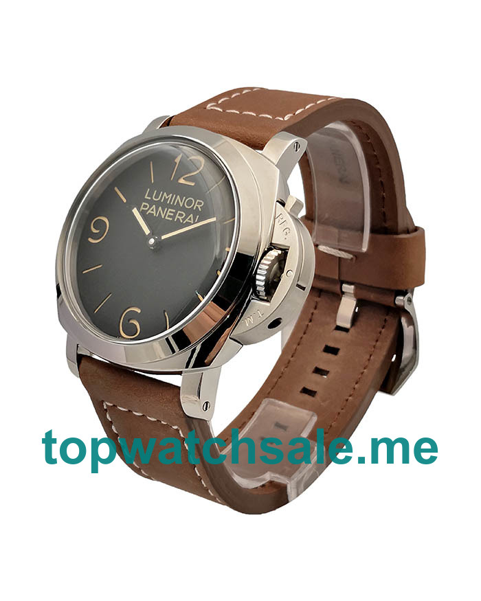 Luxury UK Replica Panerai Luminor 1950 PAM00372 With Black Dials Steel Cases Online