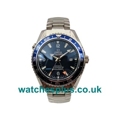 UK Cheap 43.5 MM Omega Seamaster Planet Ocean 232.90.44.22.03.001 Replica Watches With Blue Dials Online