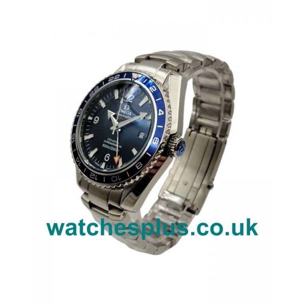 UK Cheap 43.5 MM Omega Seamaster Planet Ocean 232.90.44.22.03.001 Replica Watches With Blue Dials Online