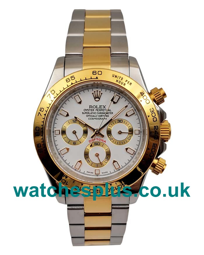 AAA Quality Rolex Daytona 16523 Fake Watches With White Dials Online