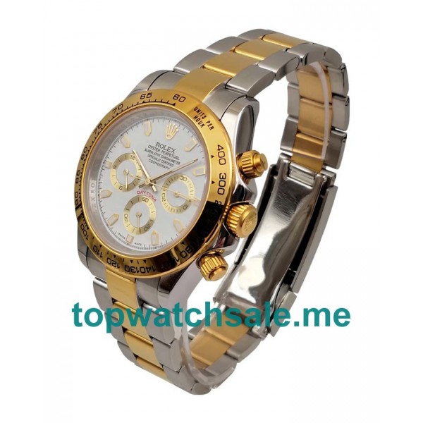 AAA Quality Rolex Daytona 16523 Fake Watches With White Dials Online