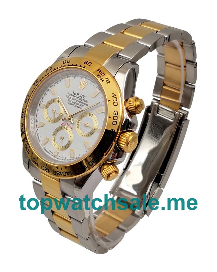 AAA Quality Rolex Daytona 16523 Fake Watches With White Dials Online