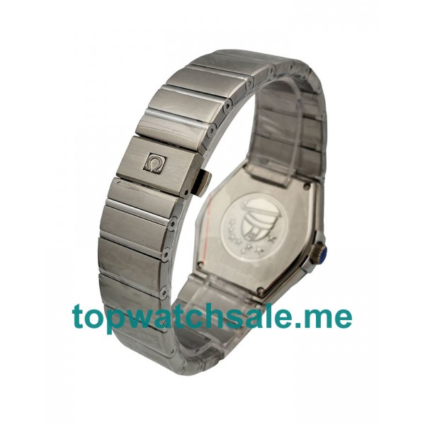 UK Best Quality Omega Constellation 1511.30.00 Replica Watches With Silver Dials For Men