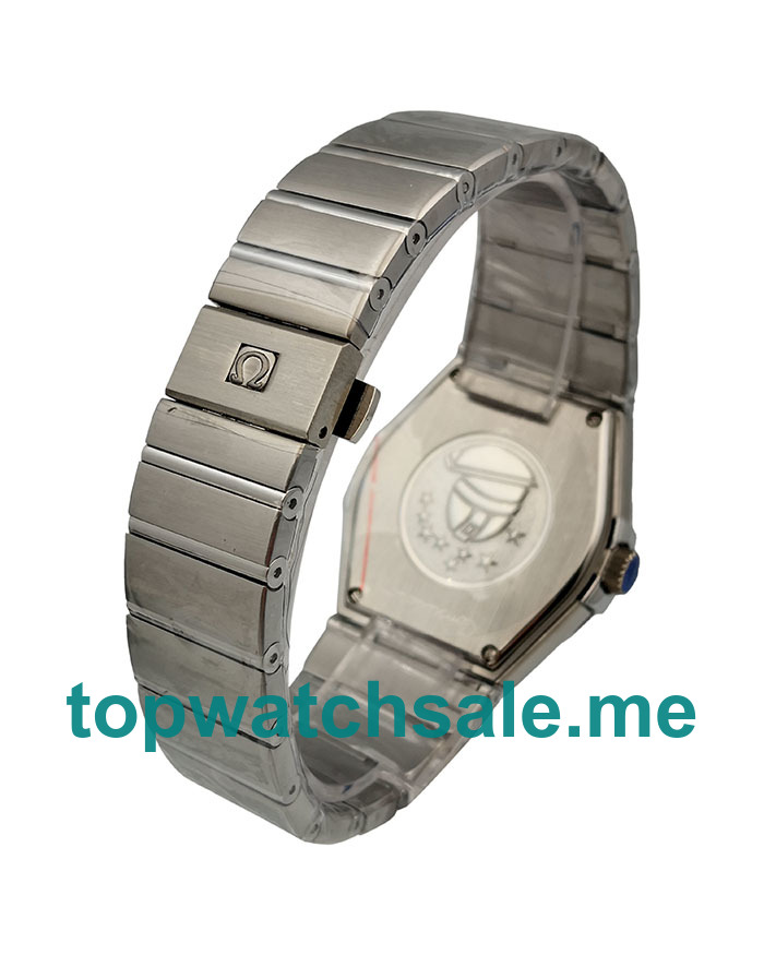 UK Best Quality Omega Constellation 1511.30.00 Replica Watches With Silver Dials For Men