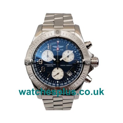 UK Perfect Replica Breitling Chrono Avenger E73360 With Blue Dials Titanium Cases Online