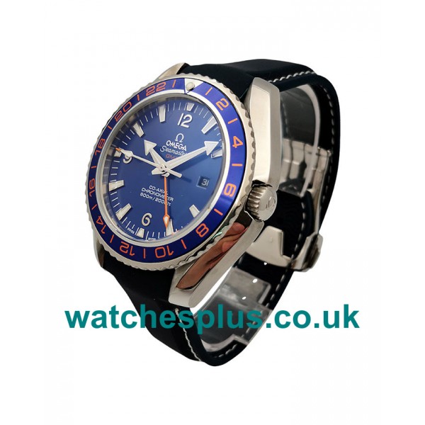 Best Quality Omega Seamaster Planet Ocean 232.32.44.22.03.001 Replica Watches With Blue Dials For Men