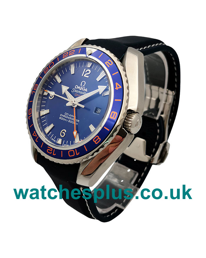 Best Quality Omega Seamaster Planet Ocean 232.32.44.22.03.001 Replica Watches With Blue Dials For Men