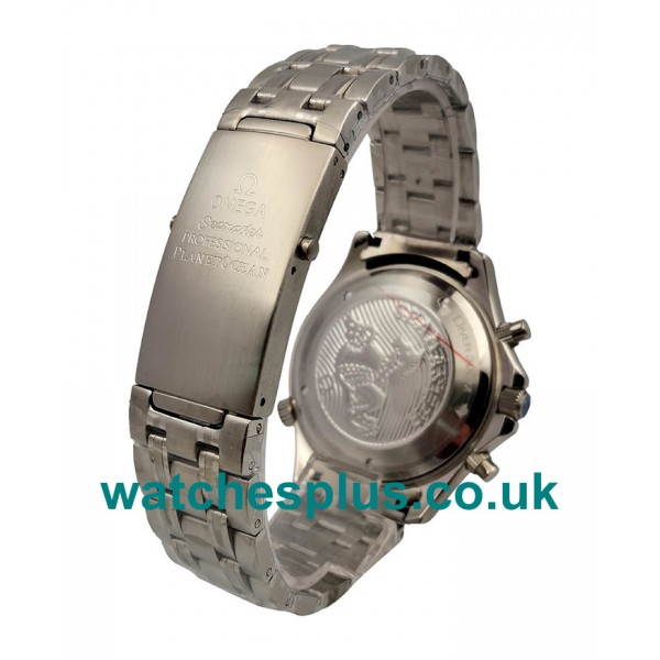 UK Best Quality Replica Omega Seamaster Chrono Diver 2599.80.00 With Blue Dials Steel Cases For Men