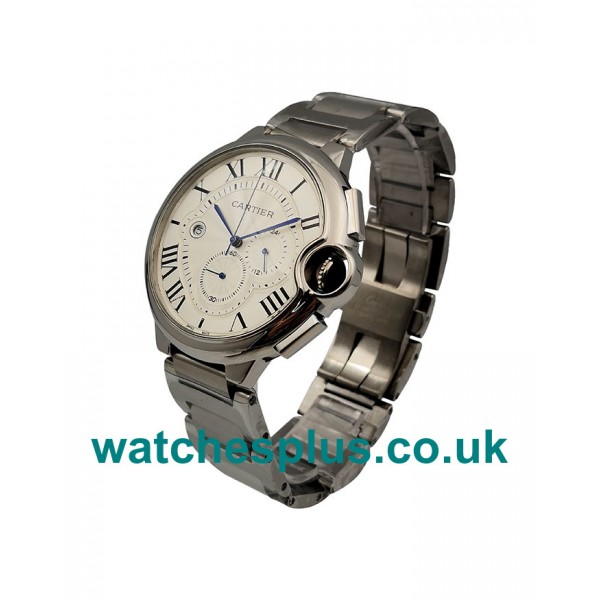 UK Best Quality Cartier Ballon Bleu W6920002 Replica Watches With Silver Dials Online