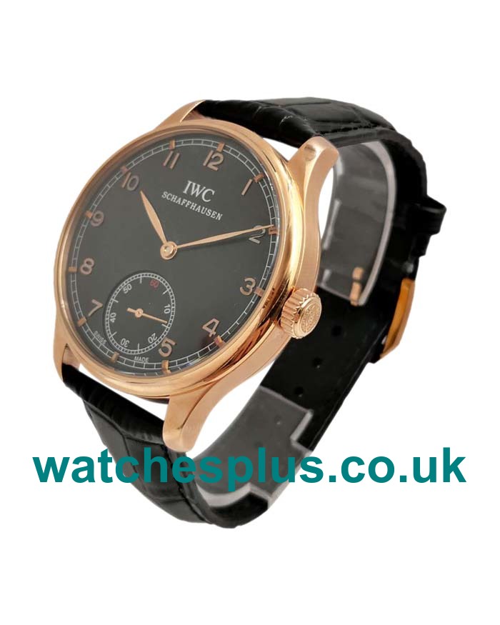 UK Luxury Replica IWC Portugieser IW545406 With Grey Dials And Rose Gold Cases Online