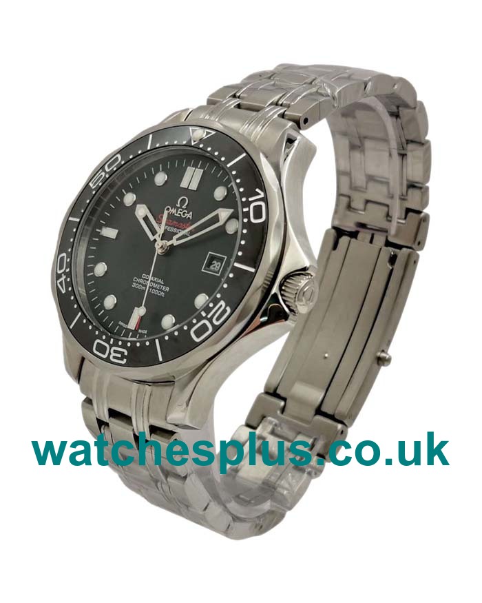 UK Luxury Fake Omega Seamaster 300 M 212.30.41.20.01.003 With Black Dials And Steel Cases For Sale