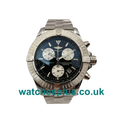 UK Luxury 46.5 MM Breitling Colt A73350 Replica With Black Dials And Steel Cases Online