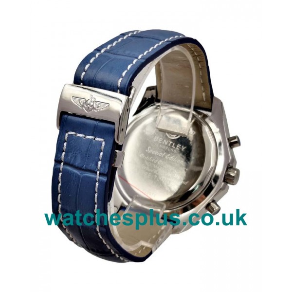 UK Cheap 47 MM Breitling Bentley Mulliner Tourbillon Fake Watches With Blue Dials For Sale