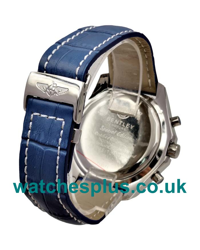 UK Cheap 47 MM Breitling Bentley Mulliner Tourbillon Fake Watches With Blue Dials For Sale