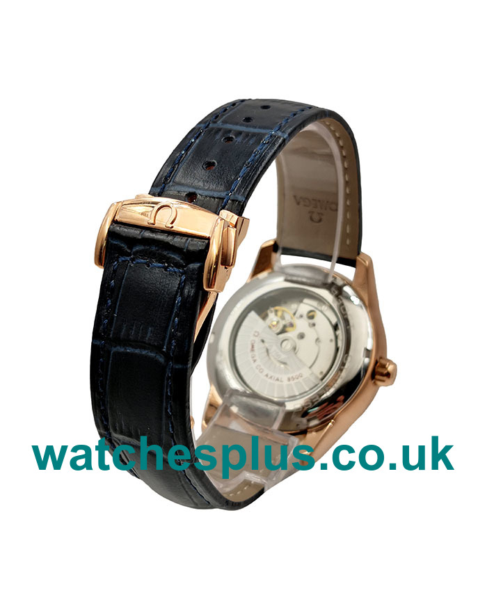 UK AAA Quality Omega De Ville Hour Vision 431.53.41.22.13.001 Replica Watches With Blue Dials For Men