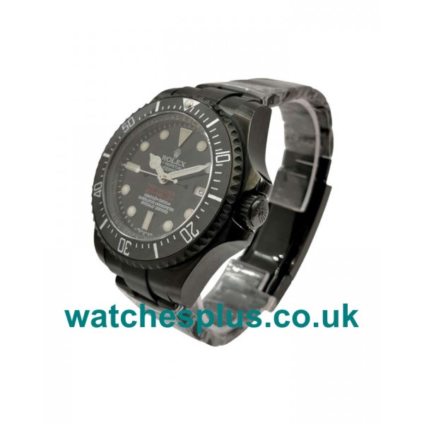 UK High Quality Rolex Sea-Dweller Deepsea 116660 Replica Watches With Black Dials For Men