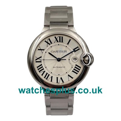 UK Luxury Cartier Ballon Bleu W69012Z4 Replica Watches With Silver Dials For Men